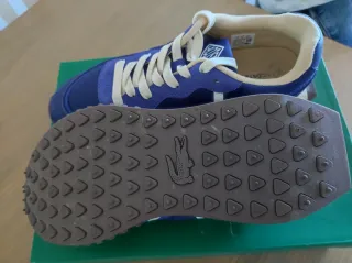 Zapatillas Lacoste Talla 41 Azul/Beige