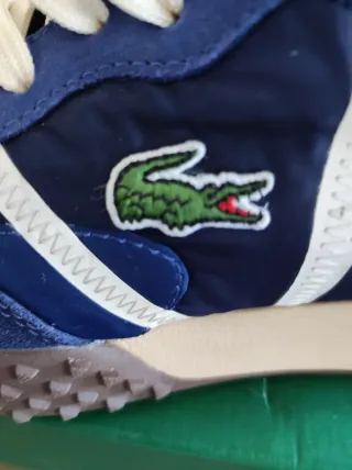 Zapatillas Lacoste Talla 41 Azul/Beige