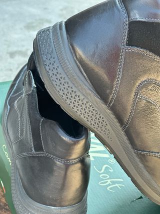 Enval Soft Scarpe Uomo Zip e Laccio Nere