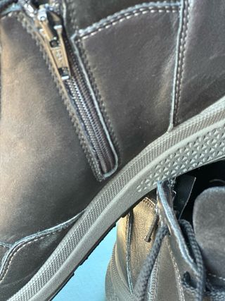 Enval Soft Scarpe Uomo Zip e Laccio Nere