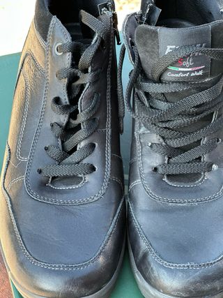 Enval Soft Scarpe Uomo Zip e Laccio Nere