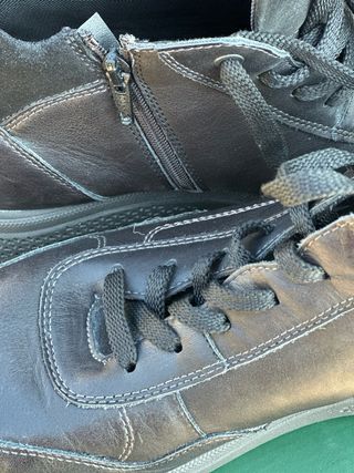 Enval Soft Scarpe Uomo Zip e Laccio Nere