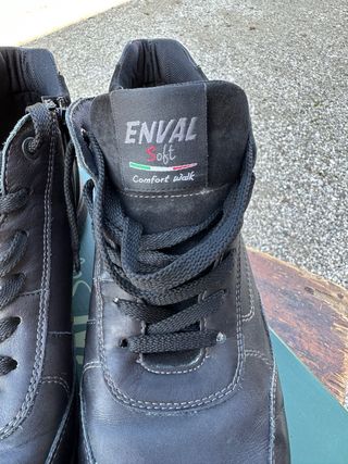 Enval Soft Scarpe Uomo Zip e Laccio Nere