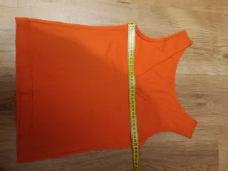 Camiseta sin mangas naranja mujer M Bershka