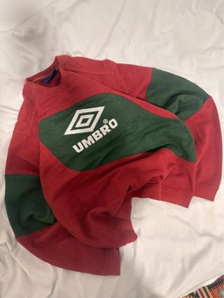 Sudadera Umbro Roja y Verde