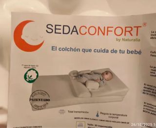 Materasso per culla SedaConfort by Naturalia (come nuovo)
