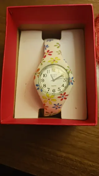 Reloj infantil Jcky Line flores