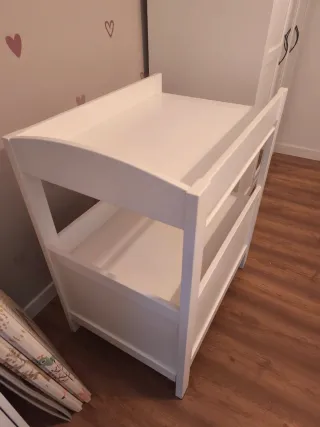 Cambiador bebé Maisons du Monde blanco