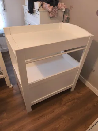 Cambiador bebé Maisons du Monde blanco