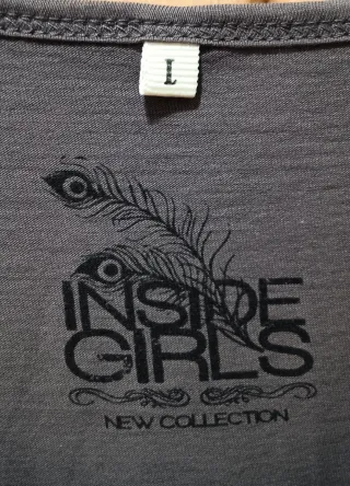 Camiseta INSIDE GIRLS Gris Talla S