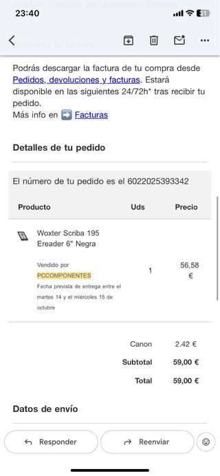Ebook Woxter Scriba 195 Black V8.0