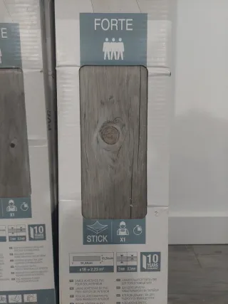 Suelo vinílico imitación madera