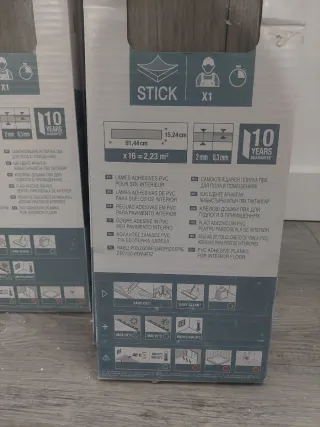 Suelo vinílico imitación madera