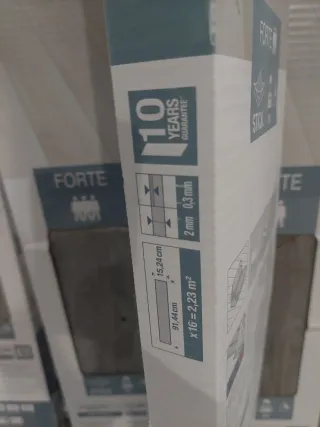 Suelo vinílico imitación madera