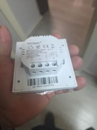 Aigostar Smart Switch WiFi 2 Gang 1 Way