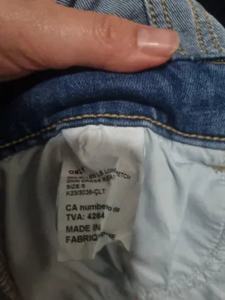 Vestito ONLY lungo in denim con bottoni