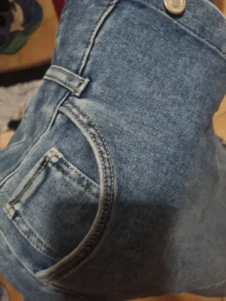 Vestito ONLY lungo in denim con bottoni