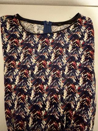 Vestido Sfera Manga Larga Estampado Talla M