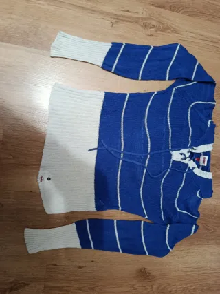 Jersey Only rayas azul y blanco talla