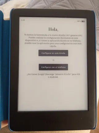 Ebook Kindle 10ª Gen. Negro y Azul