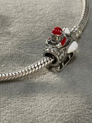 Charm Santa Claus en trineo