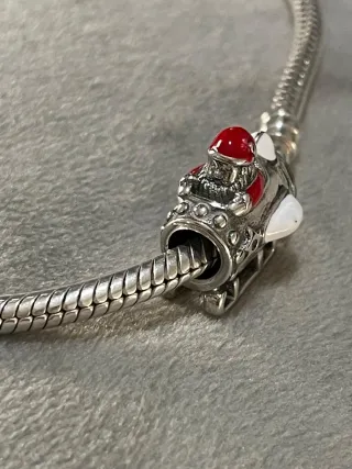 Charm Santa Claus en trineo