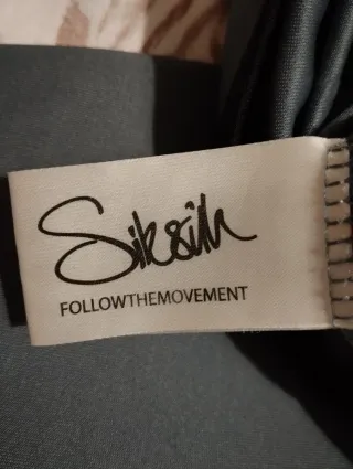 Sudadera SikSilk gris capucha cremallera