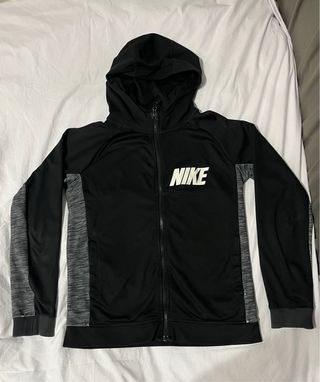 Sudadera Nike Training Full Zip Hoodie Negra/Gris