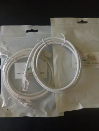 ¡PACK DE OFERTA! de dos cables ethernet de 1,5 m