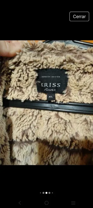 Chaqueta Nobuck Beige/Marrón