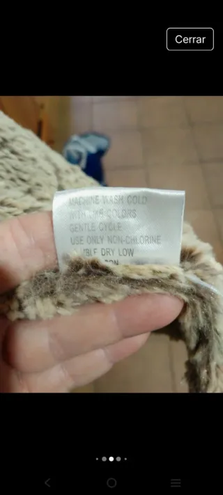 Chaqueta Nobuck Beige/Marrón