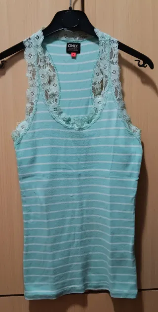 Camiseta tirantes ONLY rayas M