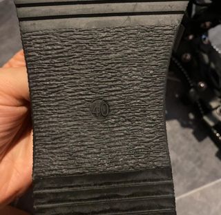 Sandalias romanas negras talla 40