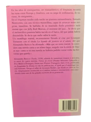 La leyenda del pianista en el océano, A. Baricco