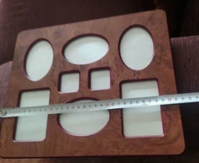 Marco de fotos madera chapada 8 fotos