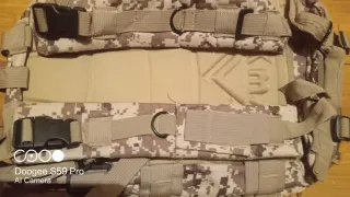 Mochila Táctica Militar Beige/Gris