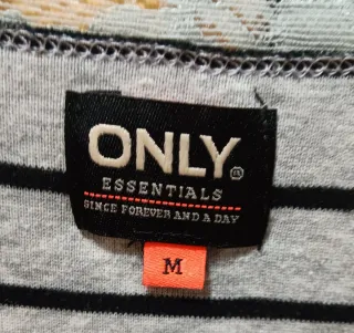 Camiseta tirantes ONLY rayas encaje