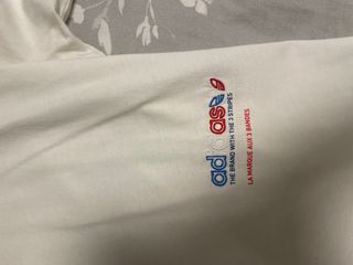 Camiseta Adidas Vintage Blanca