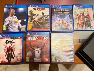 PS4 (PlayStation 4) con 7 giochi senza controller