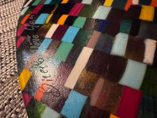 Plato Murano Mosaico VeVé Firmado Birello