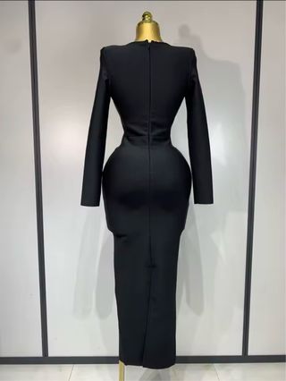 Vestido sirena con cristales talla M