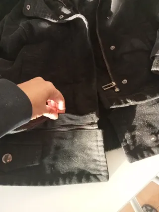 Cazadora bomber corta Mango Talla M