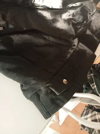 Cazadora bomber corta Mango Talla M