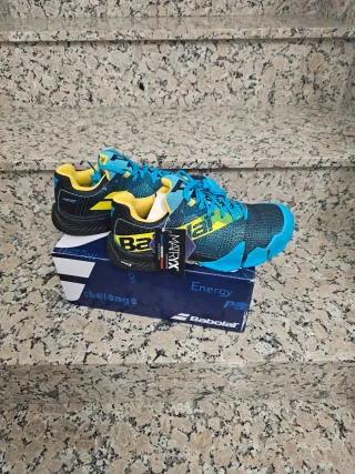Zapatillas Babolat Jet Premura Azul/Amarillo