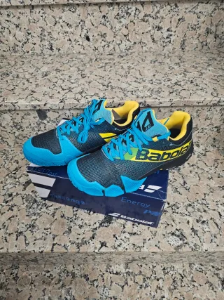 Zapatillas Babolat Jet Premura Azul/Amarillo