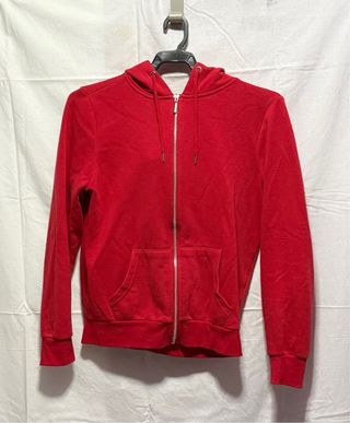 Sudadera con capucha roja