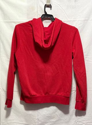 Sudadera con capucha roja