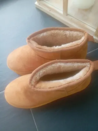 Botas australianas de pelo beige