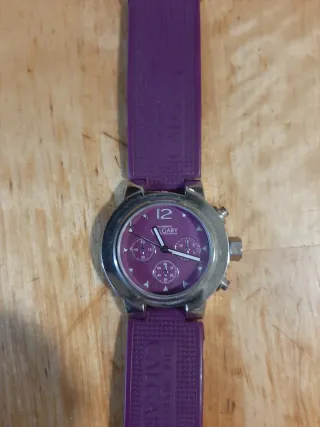 Reloj Calgary Morado y Plateado