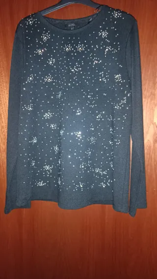 Camiseta ANTEA  talla M  con brillantes